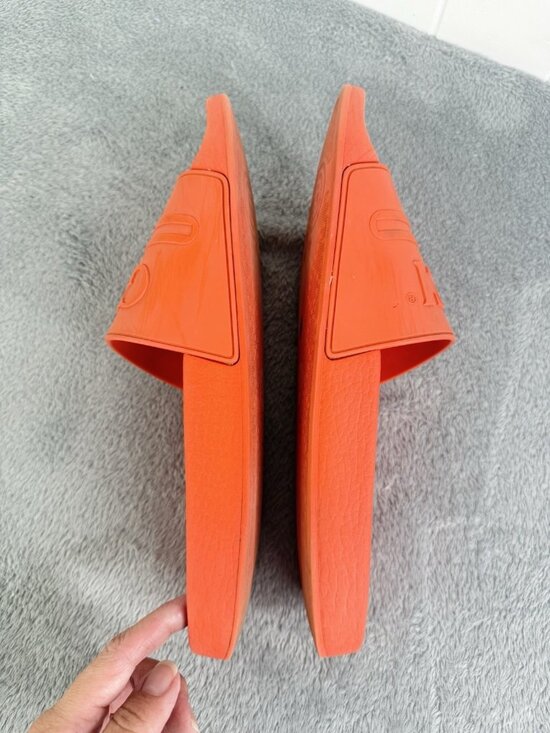 Gucci Slides Sandals Orange EU 42   Mens 8.5  Womens 12 main image 13